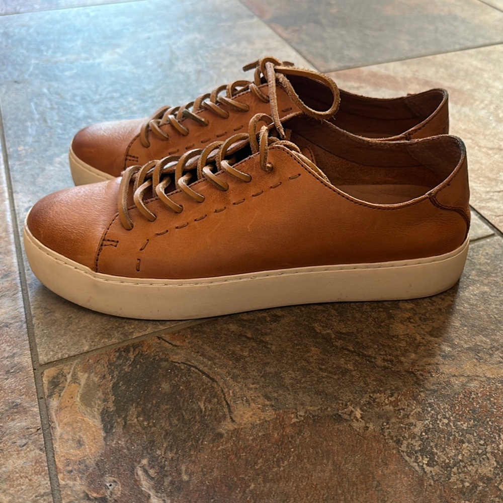 Frye Brown Leather Sneakers
